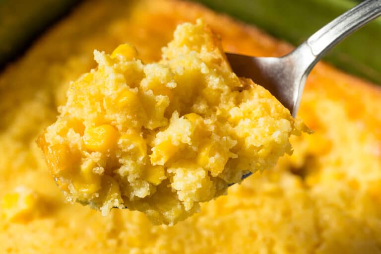 Easy Jiffy Corn Casserole — creamy, golden, and delicious