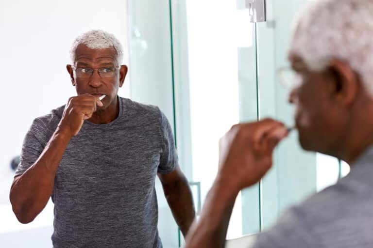 Personal care services help seniors maintain healthy smiles and prevent oral infections at home