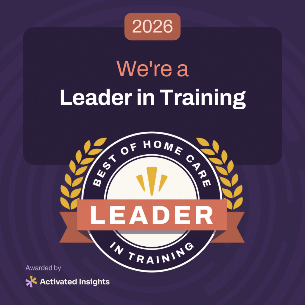 Leader in Training Award for Caregiver Excellence